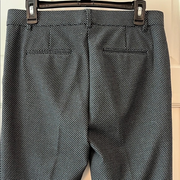 Ann Taylor Black and Blue Polka Dot Trouser Skinny Pants - Size 4 - Picture 9 of 14